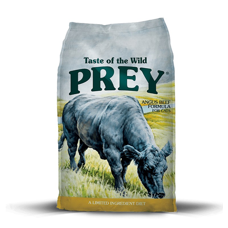 Taste of the wild prey Angus beef gato